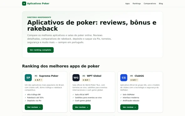 Aplicativos.poker – Poker App Reviews & Comparisons 화면