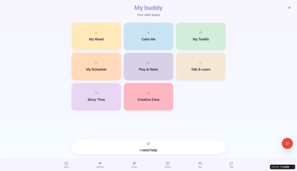 Calm Mate Buddy 화면
