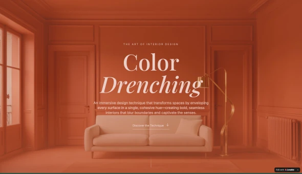 Color Drenching 화면