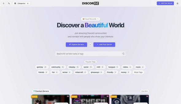 Discordz 화면