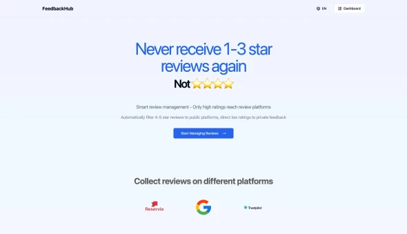 FeedbackHub 화면