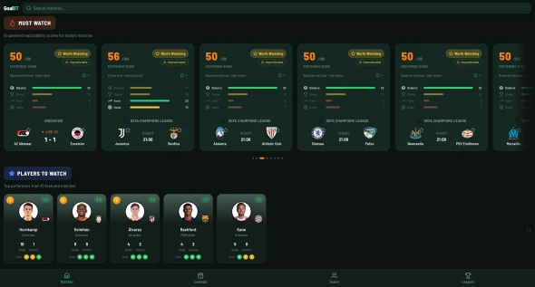 Goal BT | Football 화면