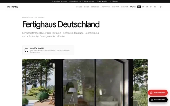 hoffmannarchitektur.live 화면
