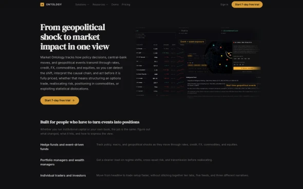 Market Ontology 화면