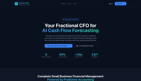 My own cfo 화면