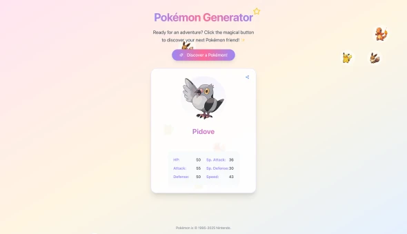 My Poké Creator 화면