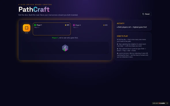 PathCraft 화면