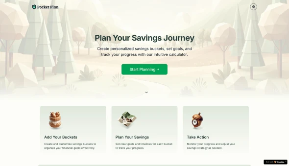 Pocket Plan 화면