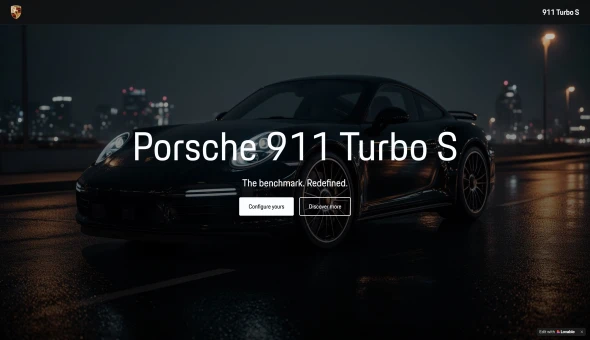 Porsche design system 화면