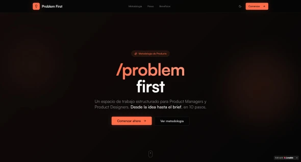 Problem First 화면