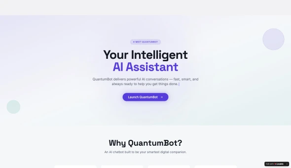 Quantum bot 화면