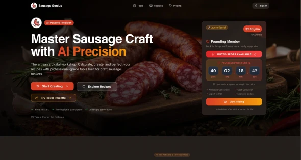 Sausage Genius 화면