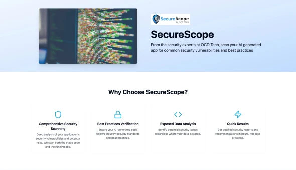 SecureScope 화면