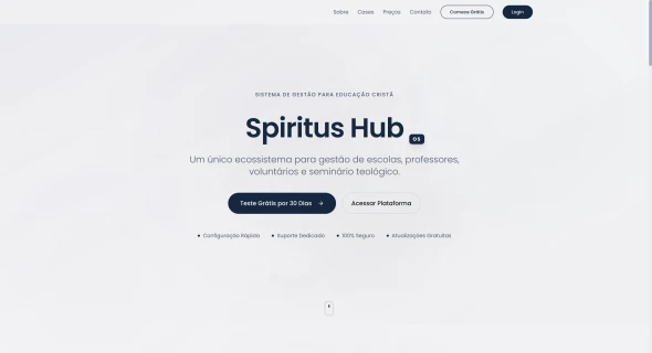 Spiritus Hub 화면