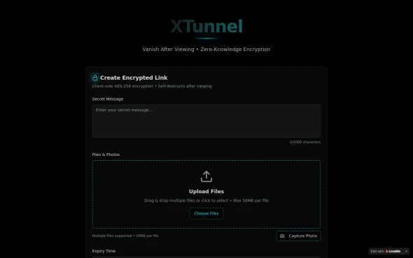 Xtunnel 화면